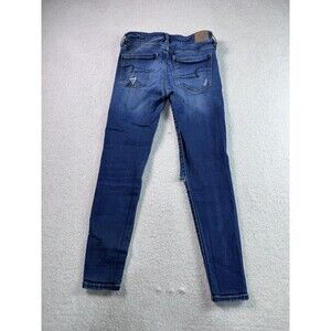 American Eagle Outfitters Women's Size 2 Short Super Stretch Distressed Skinny